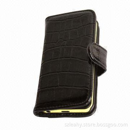 Wallet Style Crocodile Flip PU Leather Case for iPhone 5C
